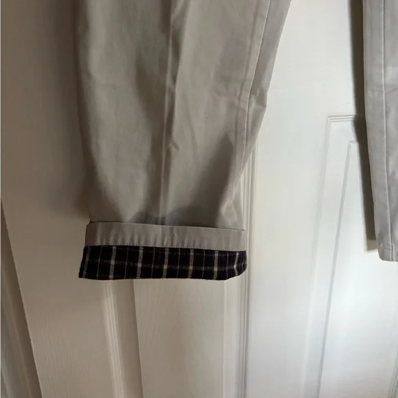 LL Bean - Men’s Flannel lined pant 34”x 34” Khaki - Picture 3 of 6